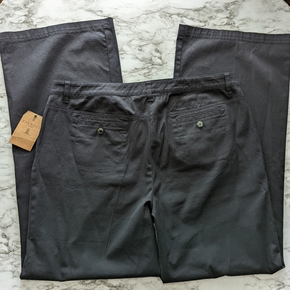 Talbots Black Chinos Plus Size NWT size 18 Tall - Picture 3 of 9